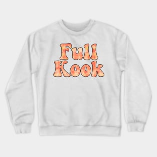 Tie Dye Orange Full Kook Crewneck Sweatshirt